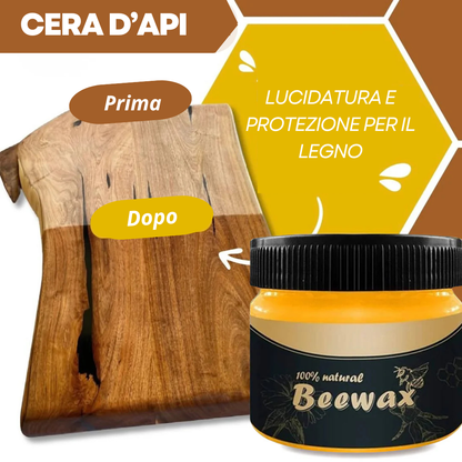 Cera BeeWax – Rigenerante per Legno (Compra 1 e Prendi 2)